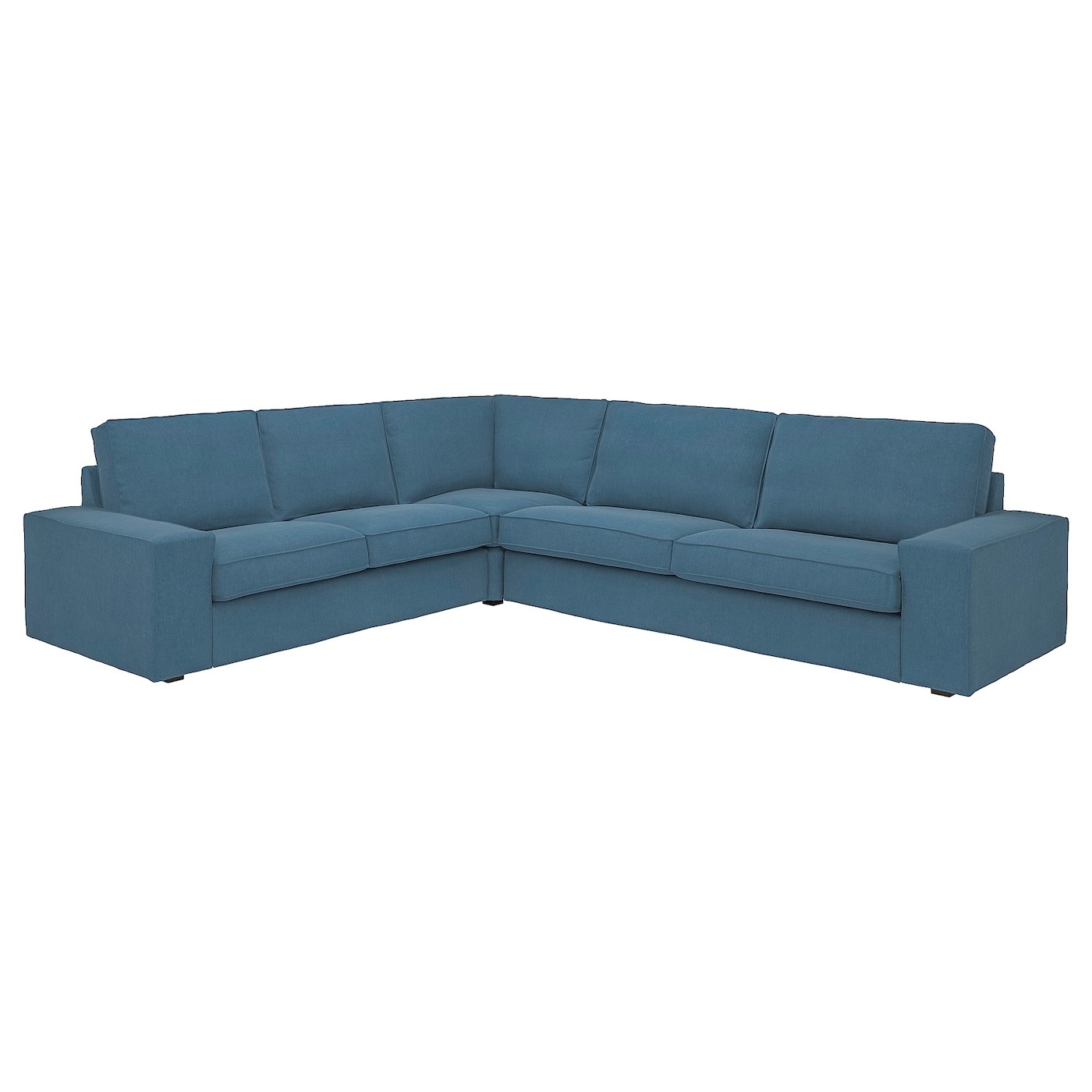 IKEA KIVIK sofa narożna 5-osobowa, Tallmyra niebieski, Głębokość: 95 cm