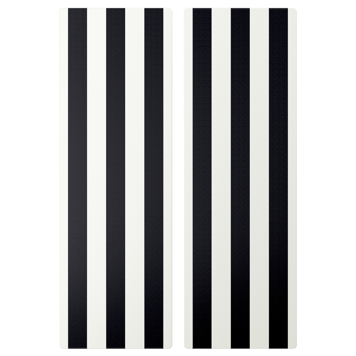 IKEA SMÅSTAD drzwi, czarny/biały paski, 30x90 cm