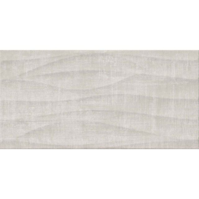 Płytka ścienna SHINY TEXTILE grey structure satin 8mm 29,8x59,8 gat.