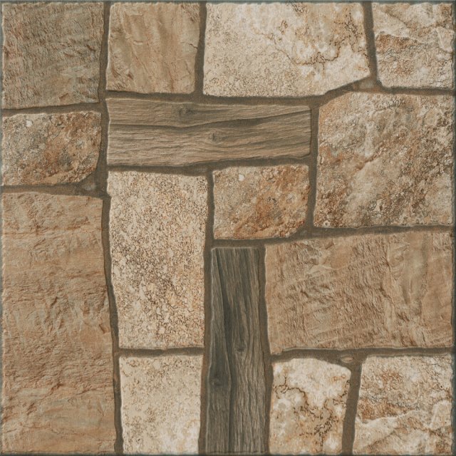 Gres szkliwiony G424 brown mat 42x42 gat. I