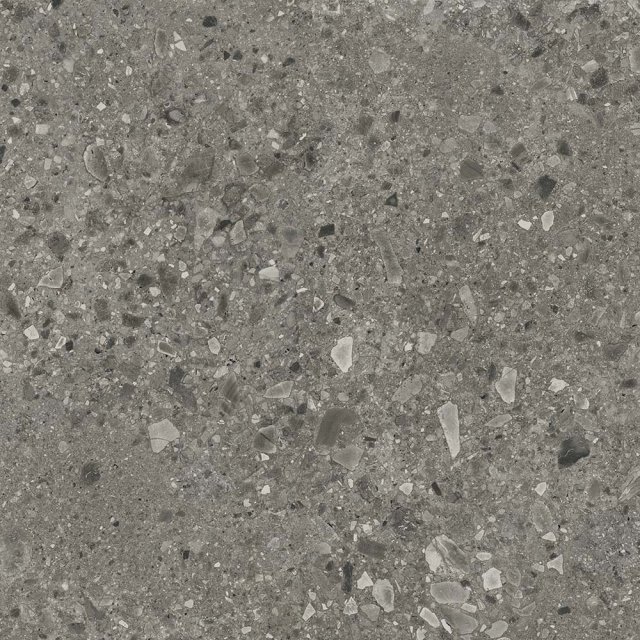 Gres szkliwiony KERMOS TERRAZZO NUOVO grey mat 119,8x119,8 gat. II