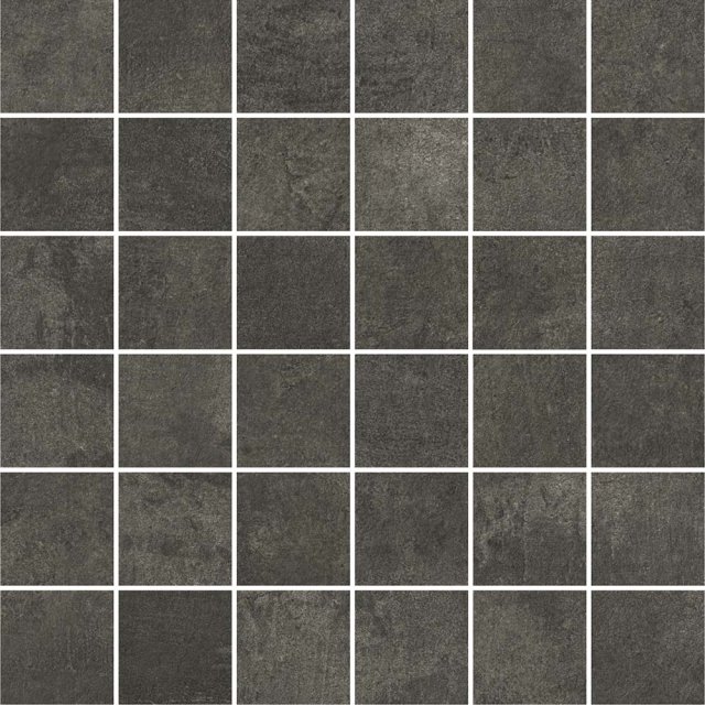Gres szkliwiony mozaika TICA anthracite mat 29,8x29,8 gat. I