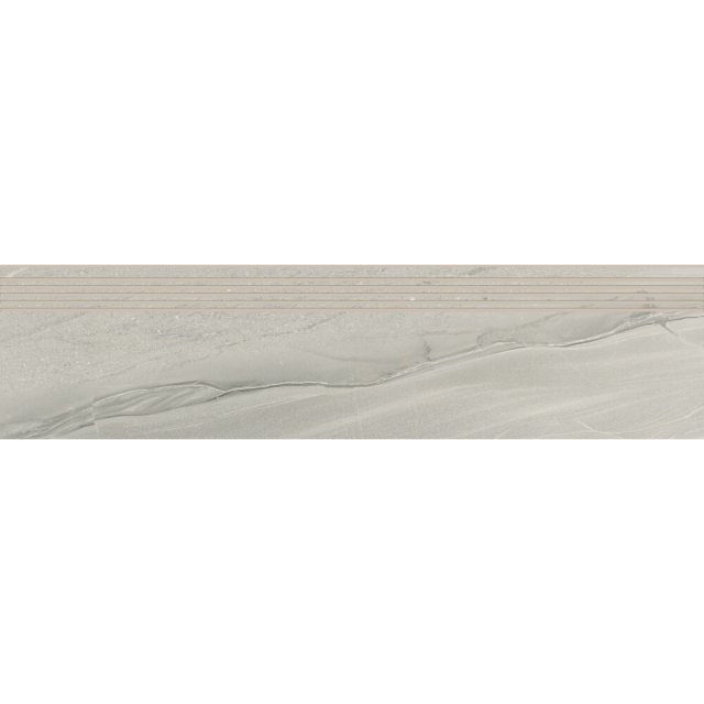 Gres szkliwiony stopnica GEMSTONE grey lappato 29,8x119,8 gat. I