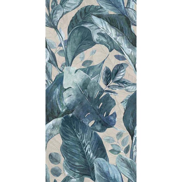 Gres szkliwiony włoski Antica Ceramica Rubiera BLUE PALM mat 60x120 g