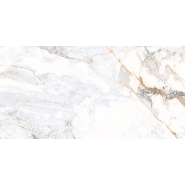 Gres szkliwiony NOBLE TESORO white polished 60x120 gat. I Cersanit
