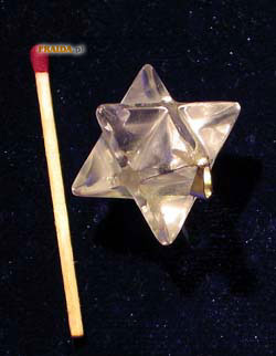 Merkaba kryształ górski (wisior)