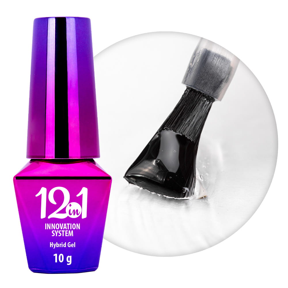 Baza 12in1 Innovation Hybrid Gel MollyLac Transparent 10 g