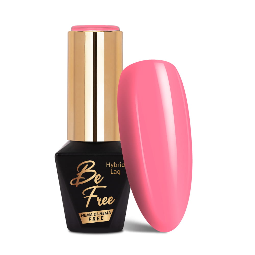 Lakier hybrydowy MollyLac BeFree Pastels coral HEMA/Di-HEMA Free 10g Nr 14