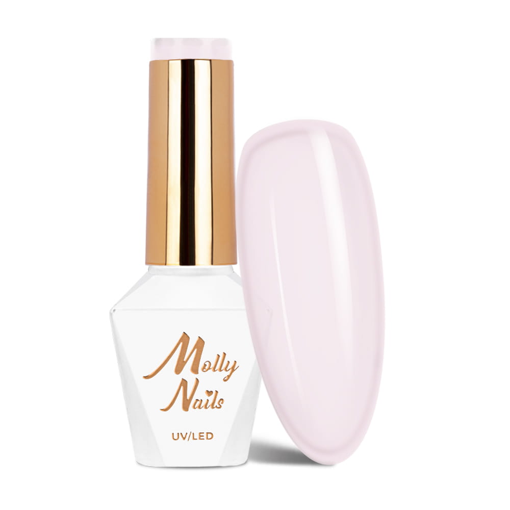 Lakier hybrydowy Molly Nails French Manicure Light Nude HEMA/Di-HEMA Free 8g Nr 134