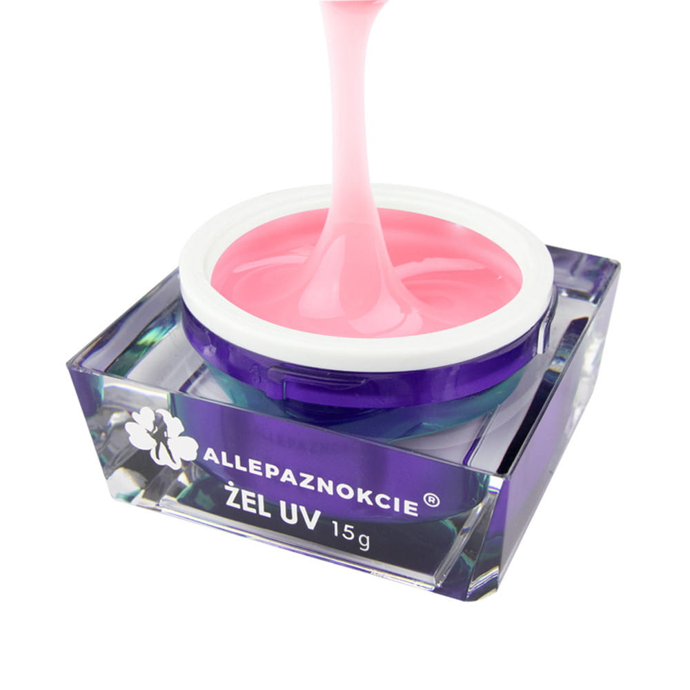Żel budujący samopoziomujący Perfect French Bubblegum Allepaznokcie 15g
