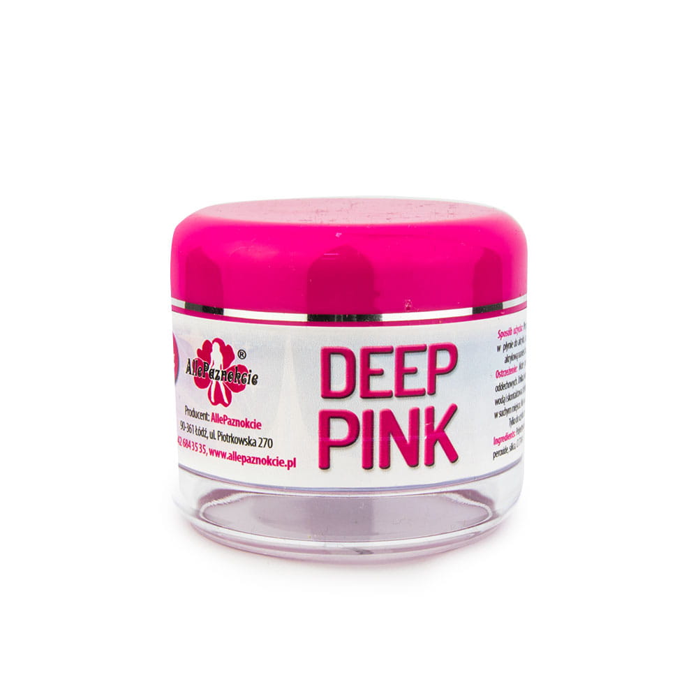 Puder akrylowy do paznokci Allepaznokcie Deep Pink 30 g Nr 9