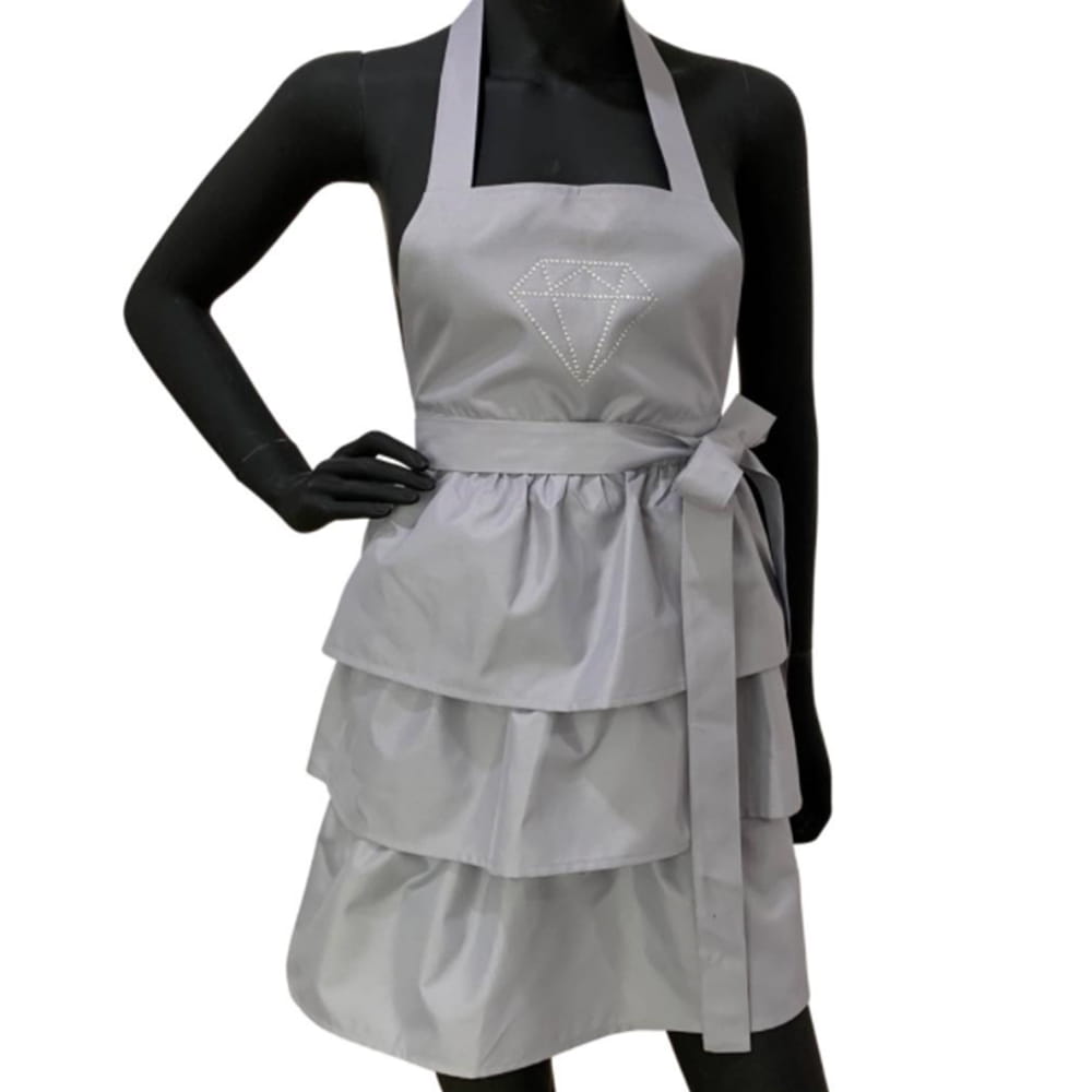 Fartuszek kosmetyczny Diamond Dance Light Grey