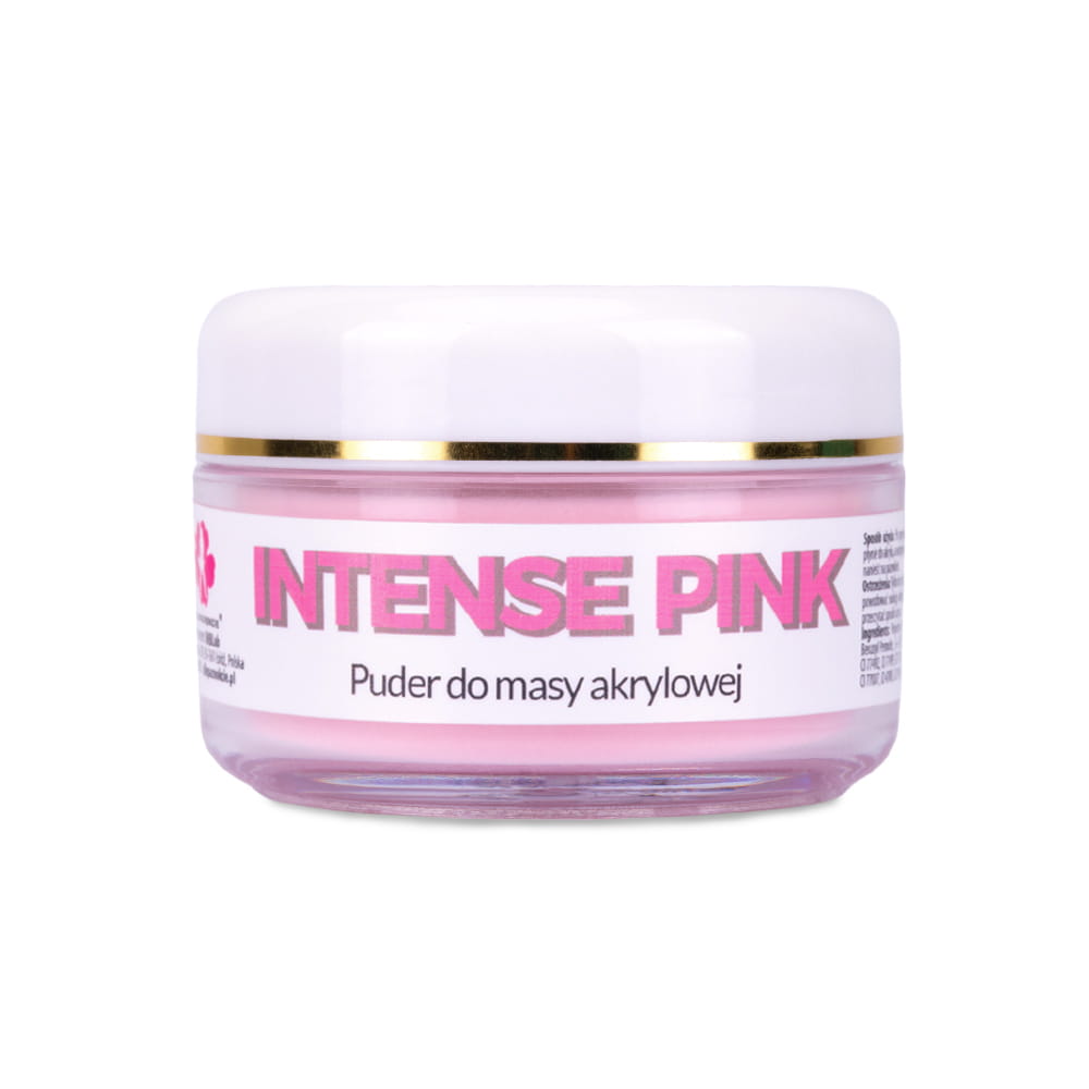 Puder akrylowy do paznokci Acrylic Powder Allepaznokcie Intense Pink 30g Nr 8