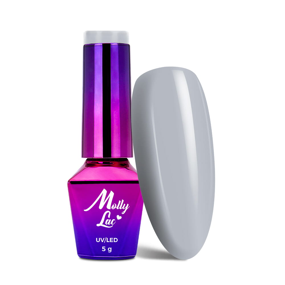 Lakier Hybrydowy MollyLac Glamour Women Luxury Grey 5 g Nr 6