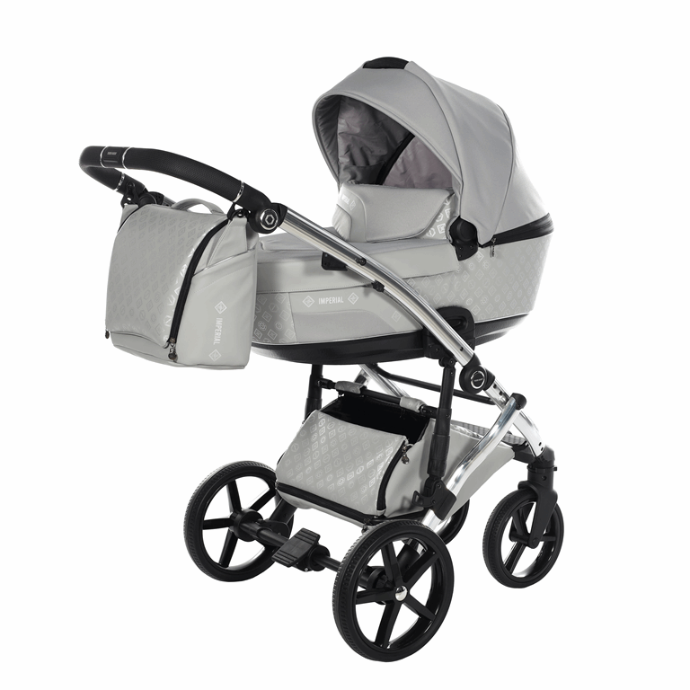 Tako Laret Imperial - uniwersalny wózek głęboko-spacerowy 2 w 1-13 Grey+Silver