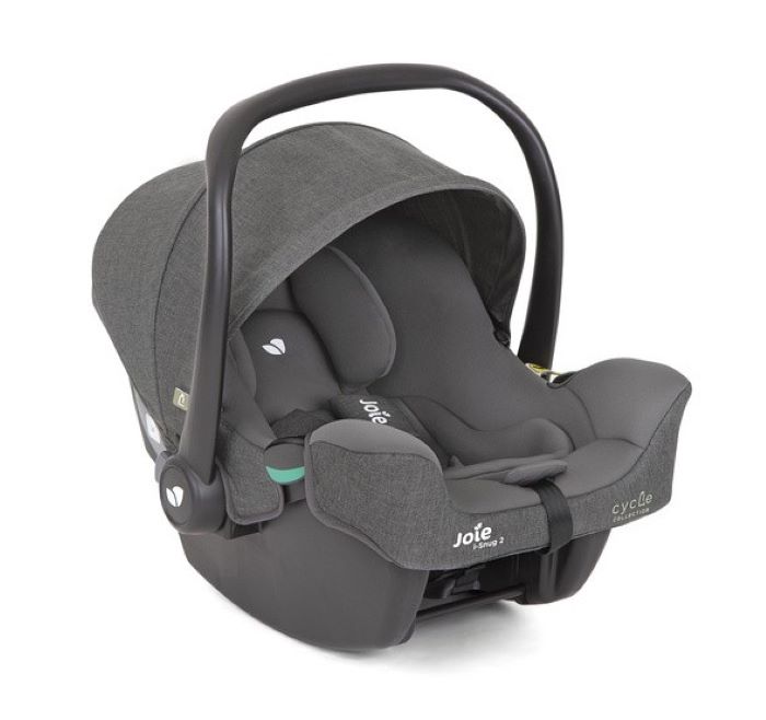 Joie i-Snug 2 i-Size - fotelik samochodowy dla dzieci o wzroście 40-75 cm o wadze do 13 kg-Shell Grey