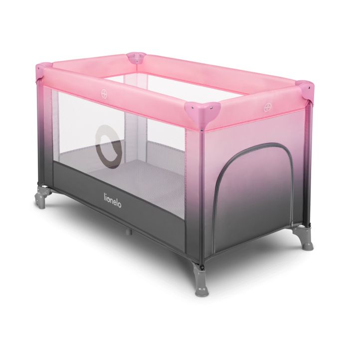 Lionelo Stefi - Łóżeczko turystyczne-Pink Ombre