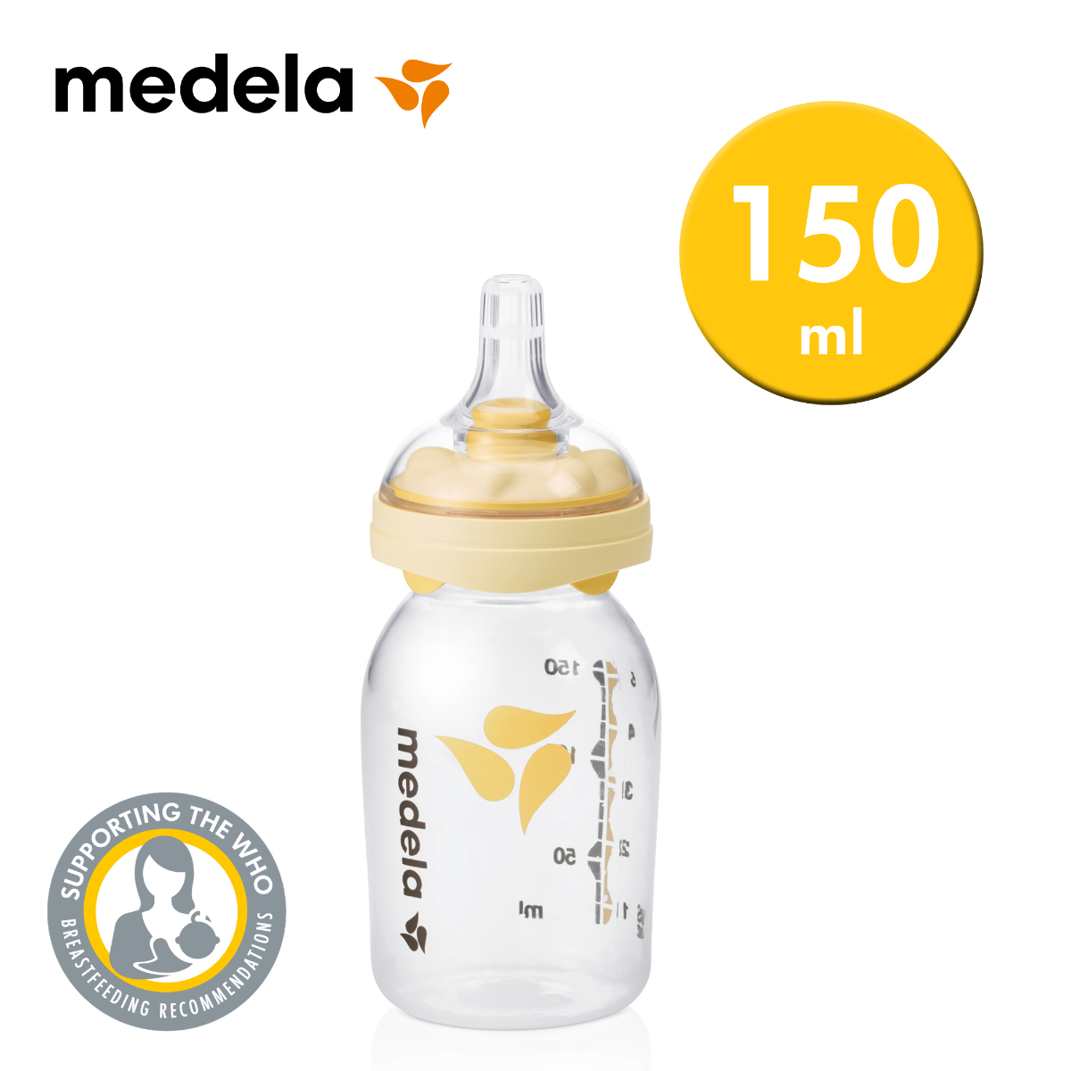 Medela Calma - Zestaw smoczka z butelką 150 ml