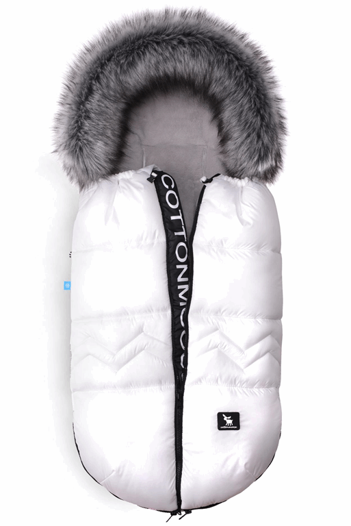 Cottonmoose Śpiworki North od 0 do 24-36 miesięcy-Białe