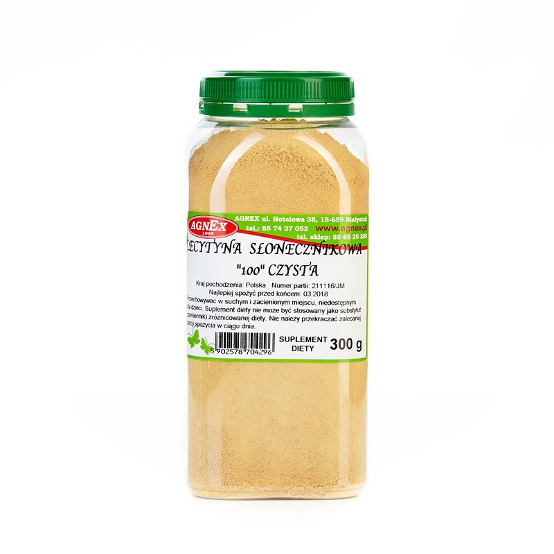 Lecytyna słonecznikowa 100 czysta 300g