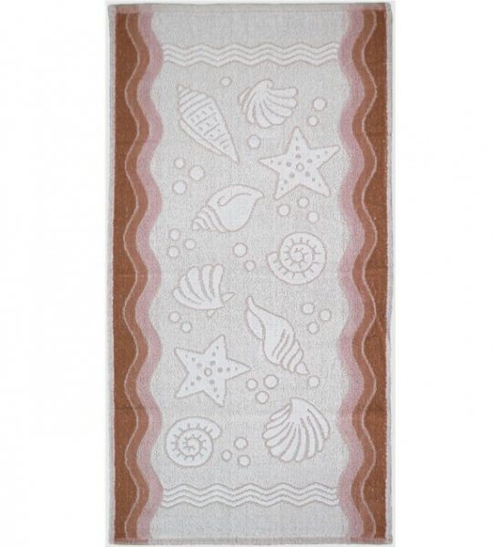 Ręcznik FLORA OCEAN 50x100 kolor brązowy