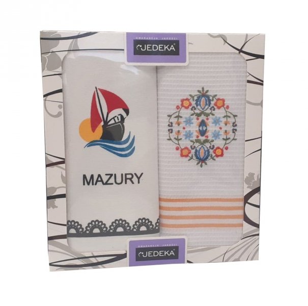 Ściereczki Ludowe KOMPLET wz. 90 Mazury - rozm. 2x 50x70