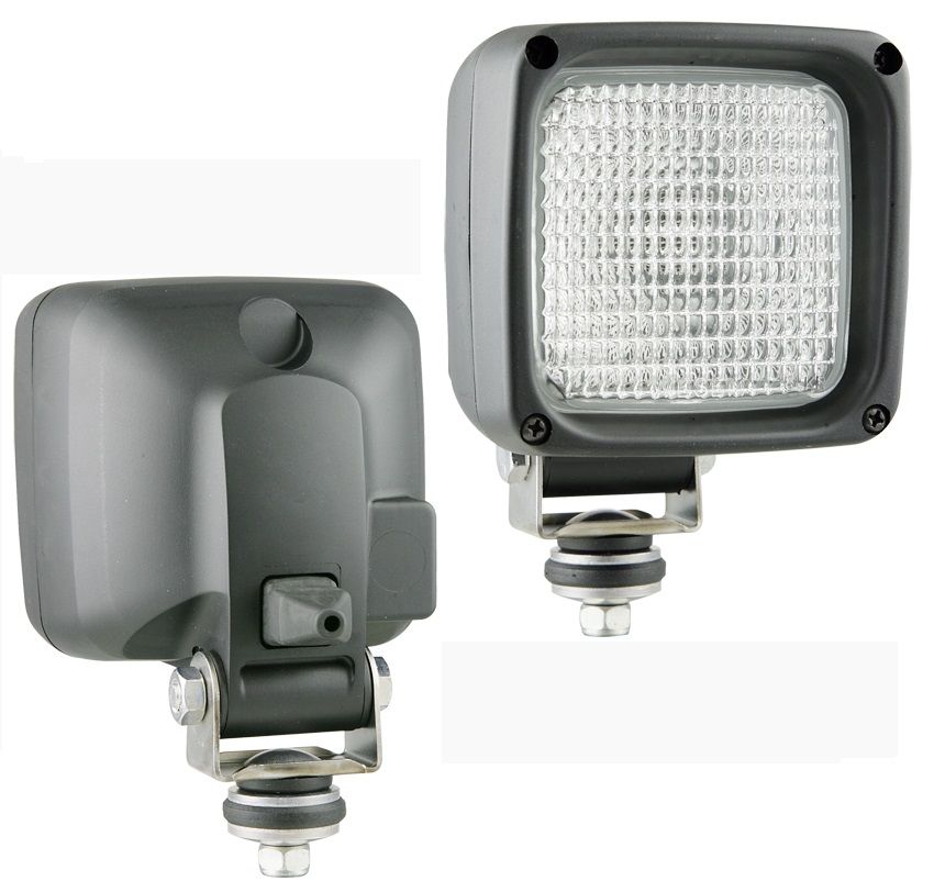 Halogenowa lampa robocza z złączem AMP Faston H3 12V LKR5.24866 Wesem