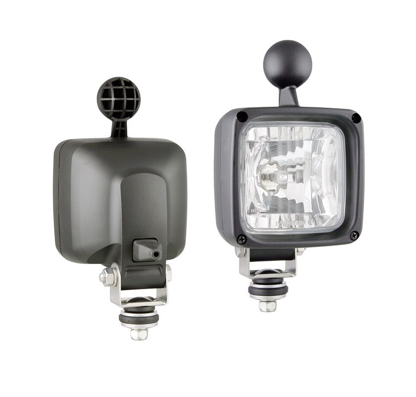 Halogenowa lampa robocza z złączem AMP Faston z żarówką LKR5FF.46504 Wesem