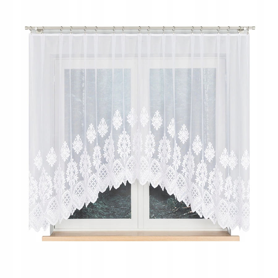 Firanka gotowa NELA wys 160x300 cm 000280 FIRANA KRÓTKA DO POKOJU SALONU