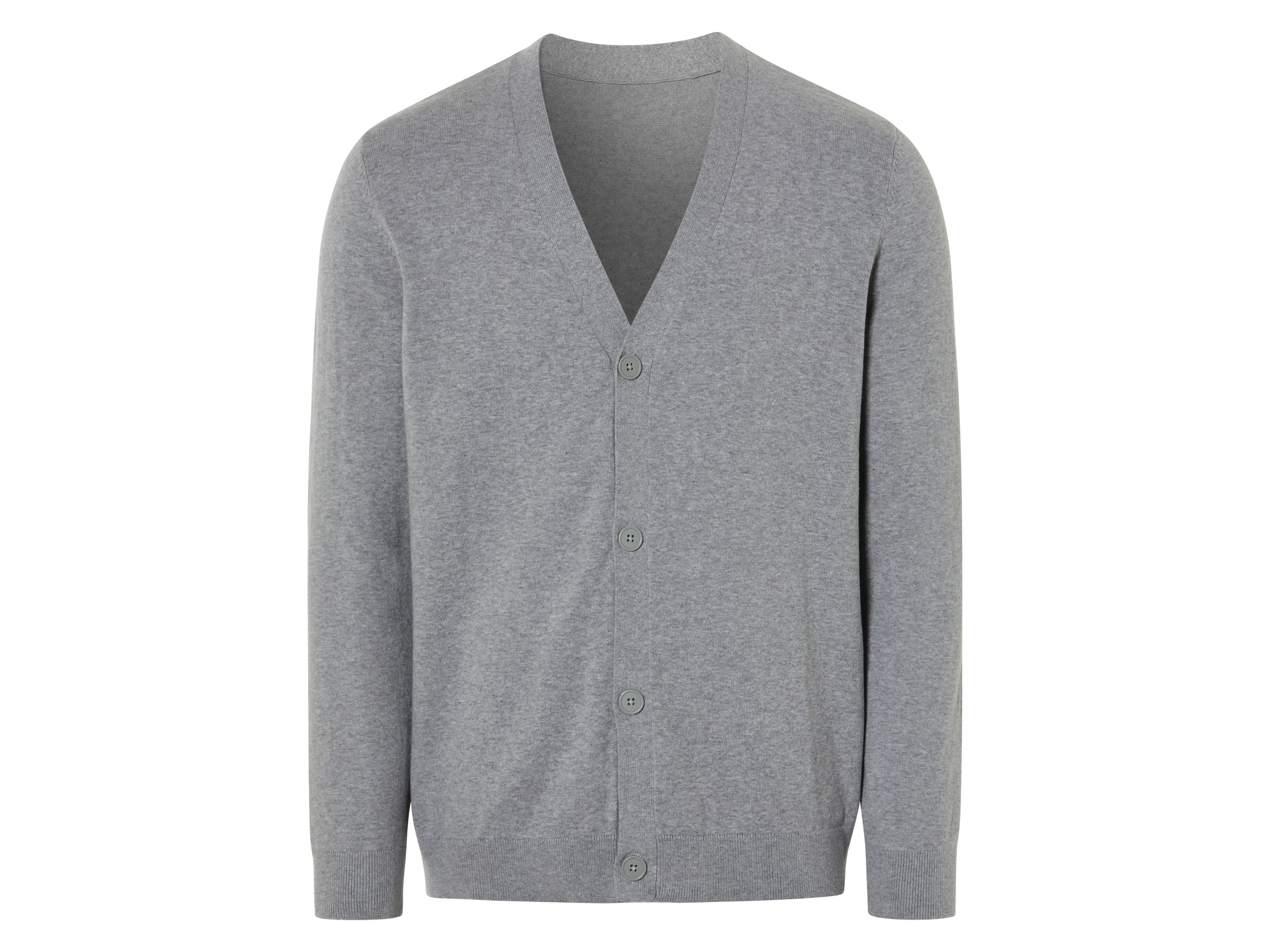 Livergy Kardigan męski z bawełną XL 56/58, Szary