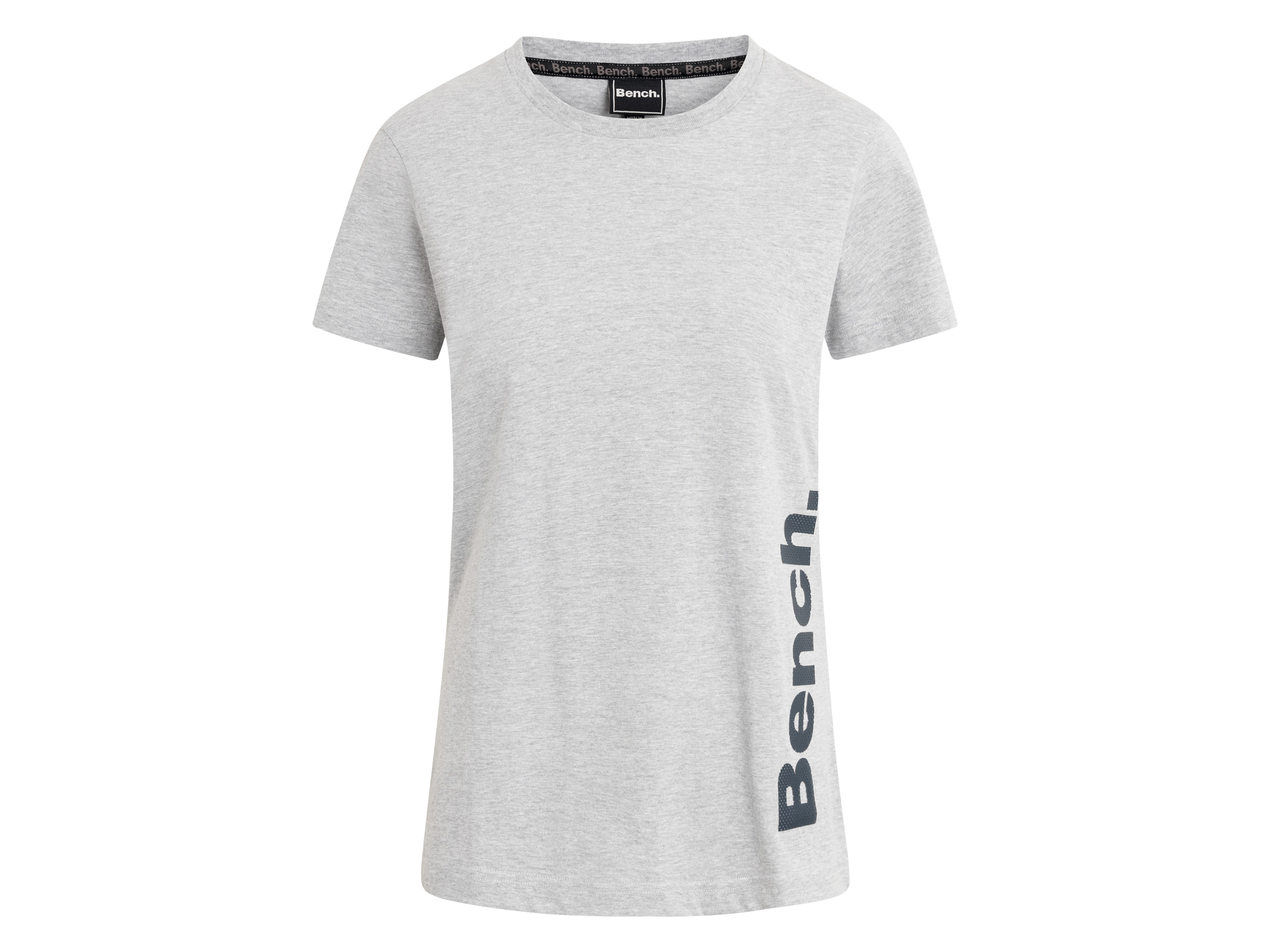 Bench T-shirt damski z czystej bawełny M 40, Szary