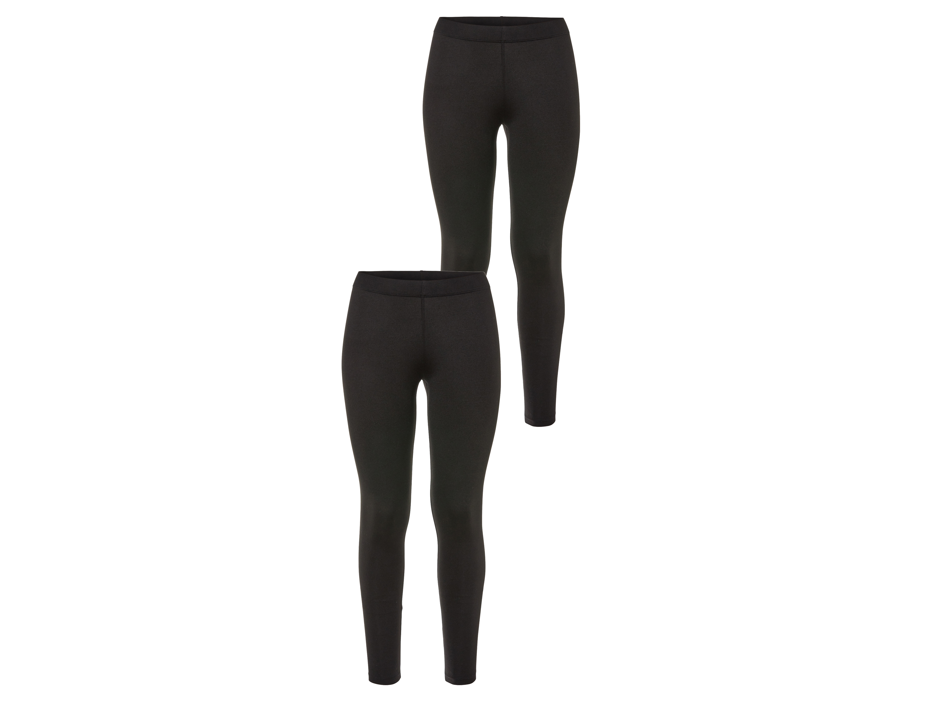 esmara Legginsy damskie, 2 pary Czarny, S 36-38