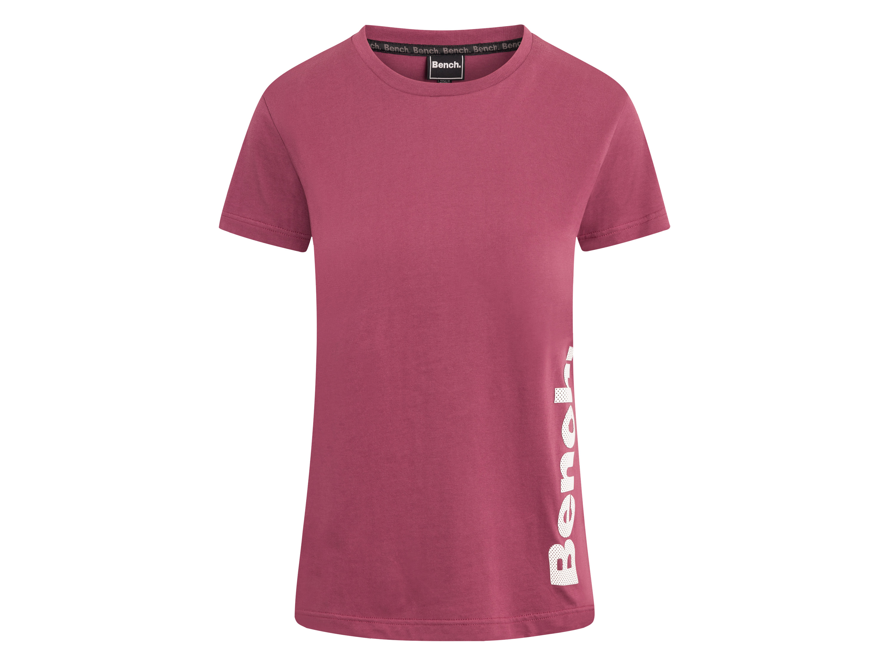Bench T-shirt damski z czystej bawełny M 40, Fioletowy