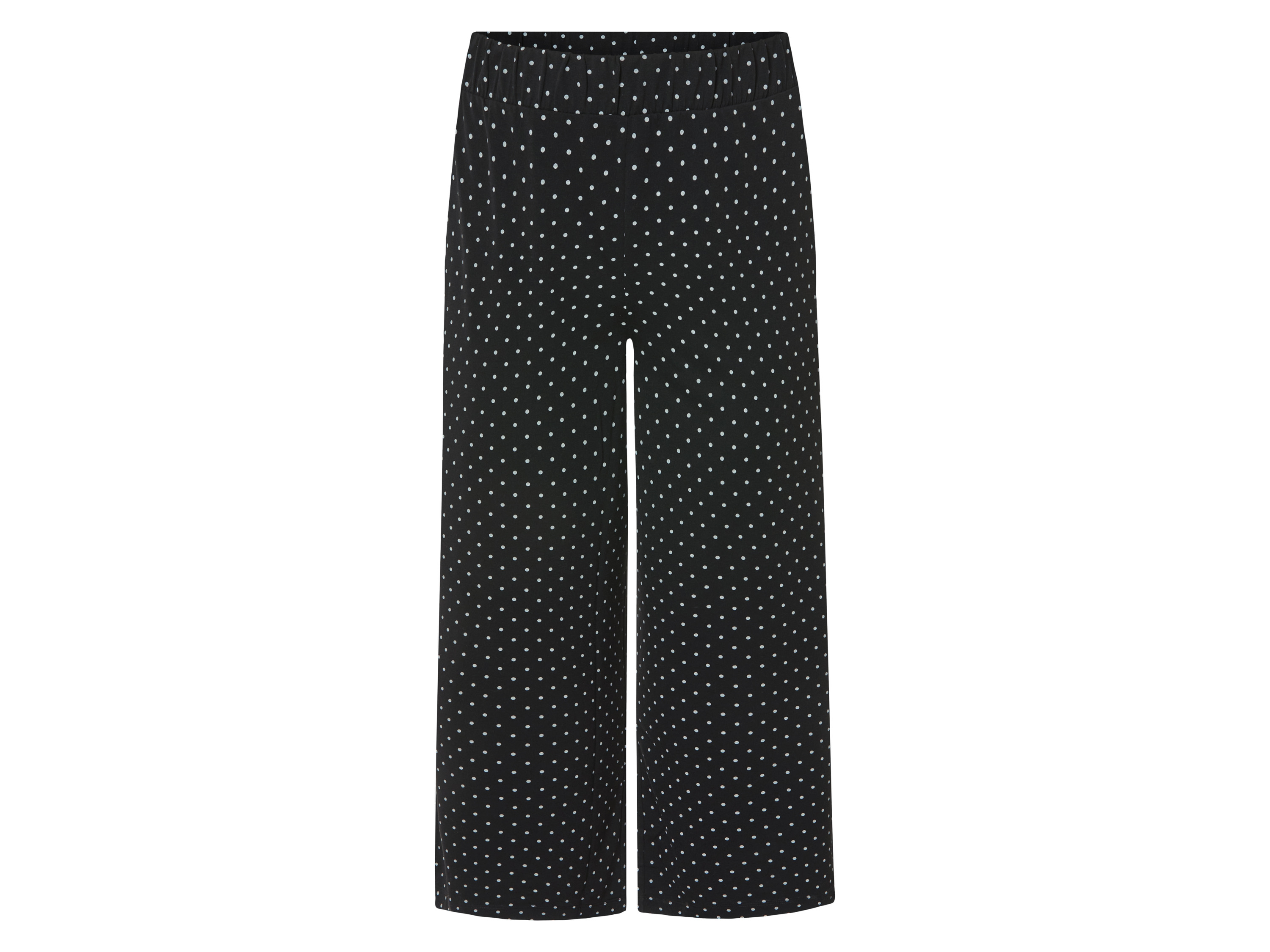 esmara Spodnie damskie capri lub szerokie Czarny / biały, Xl48/50