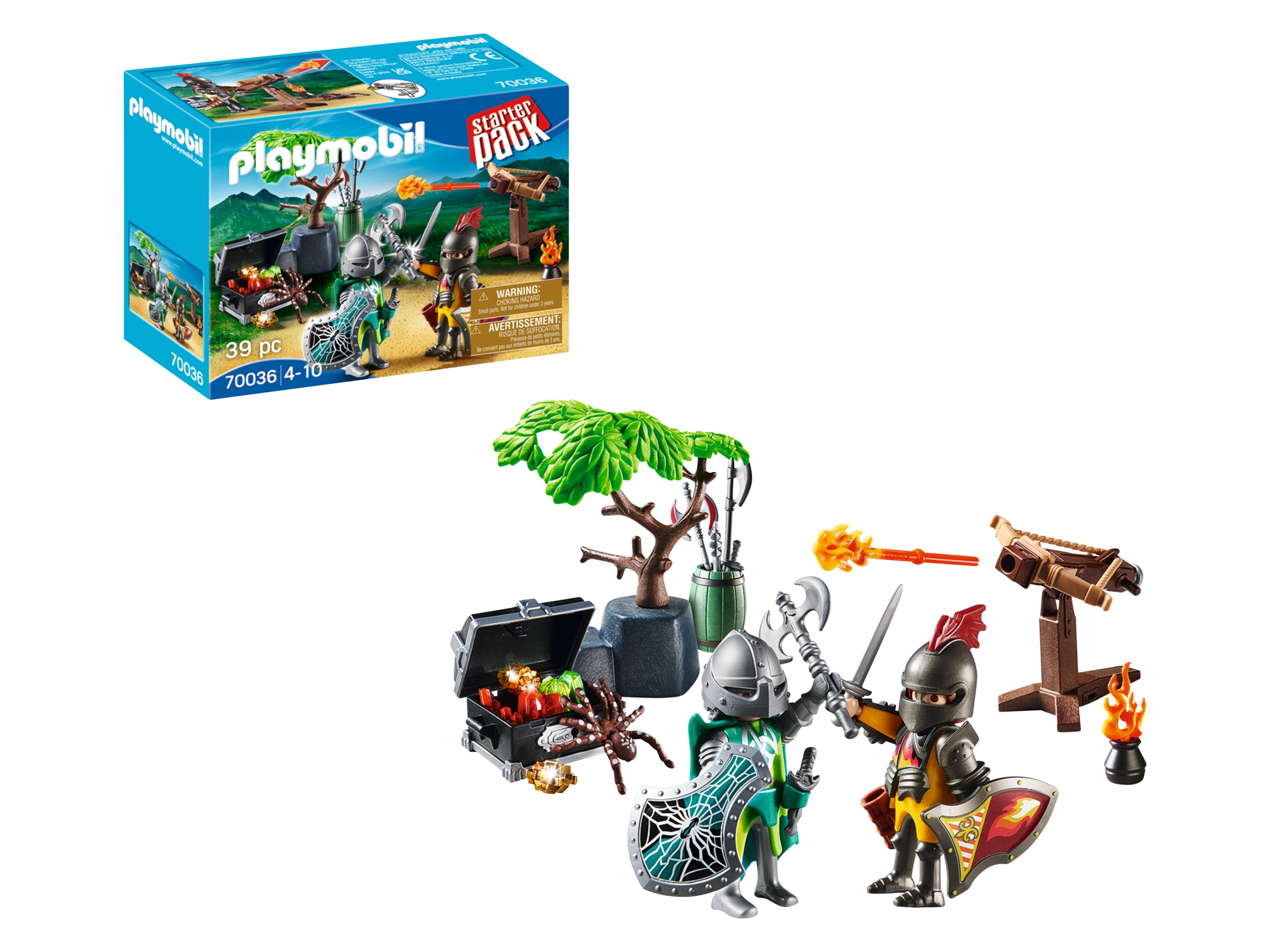 Playmobil Zestaw startowy figurek Walcz o skarb rycerski