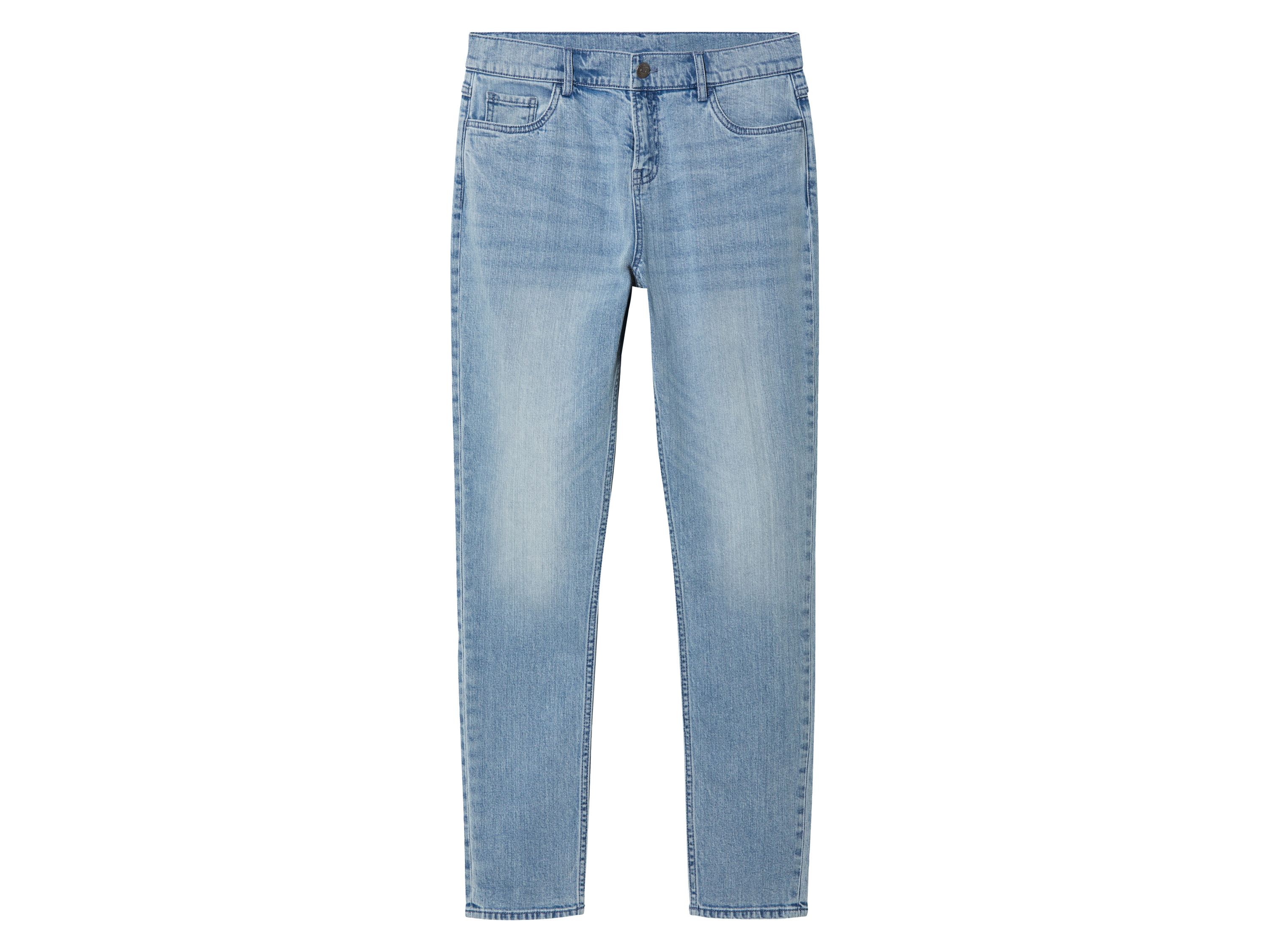pepperts! Jeansy chłopięce z bawełną, slim fit 164, Jasnoniebieski