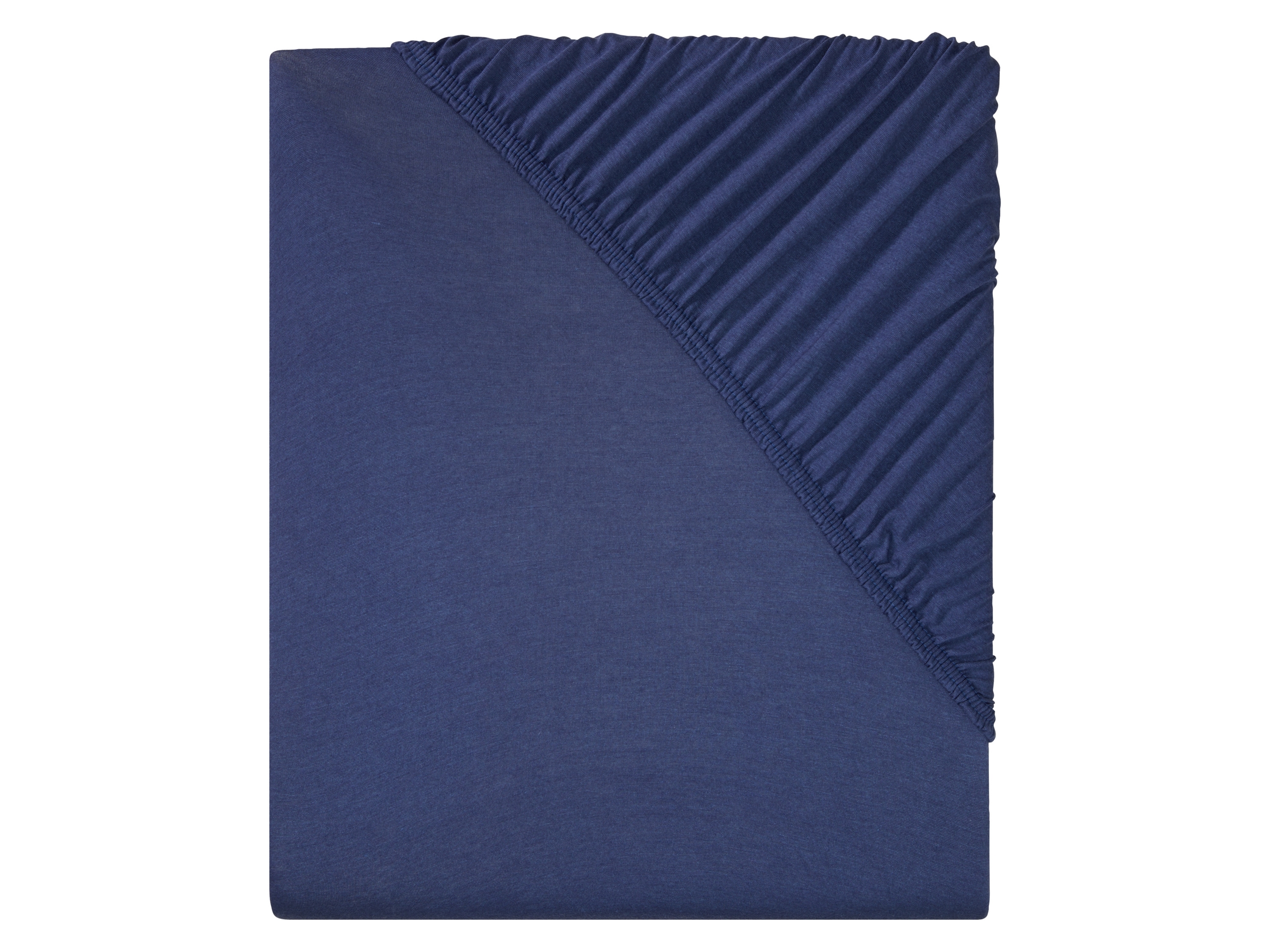 Livarno home Prześcieradło z dżerseju, 180-200 x 200 cm Ciemnoniebieski
