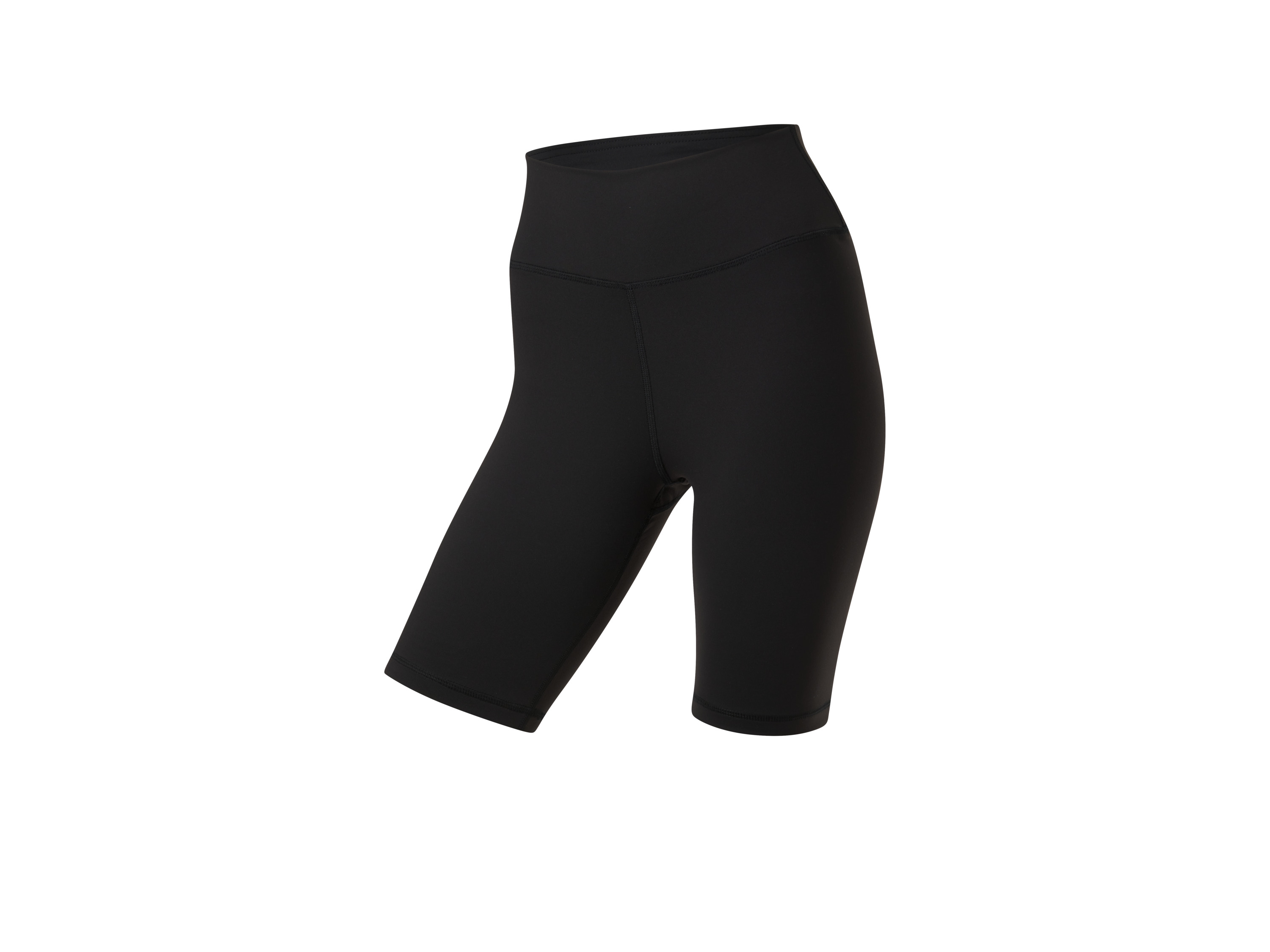 Crivit Legginsy kolarki funkcyjne damskie, modelujące sylwetkę Czarny, S36/38