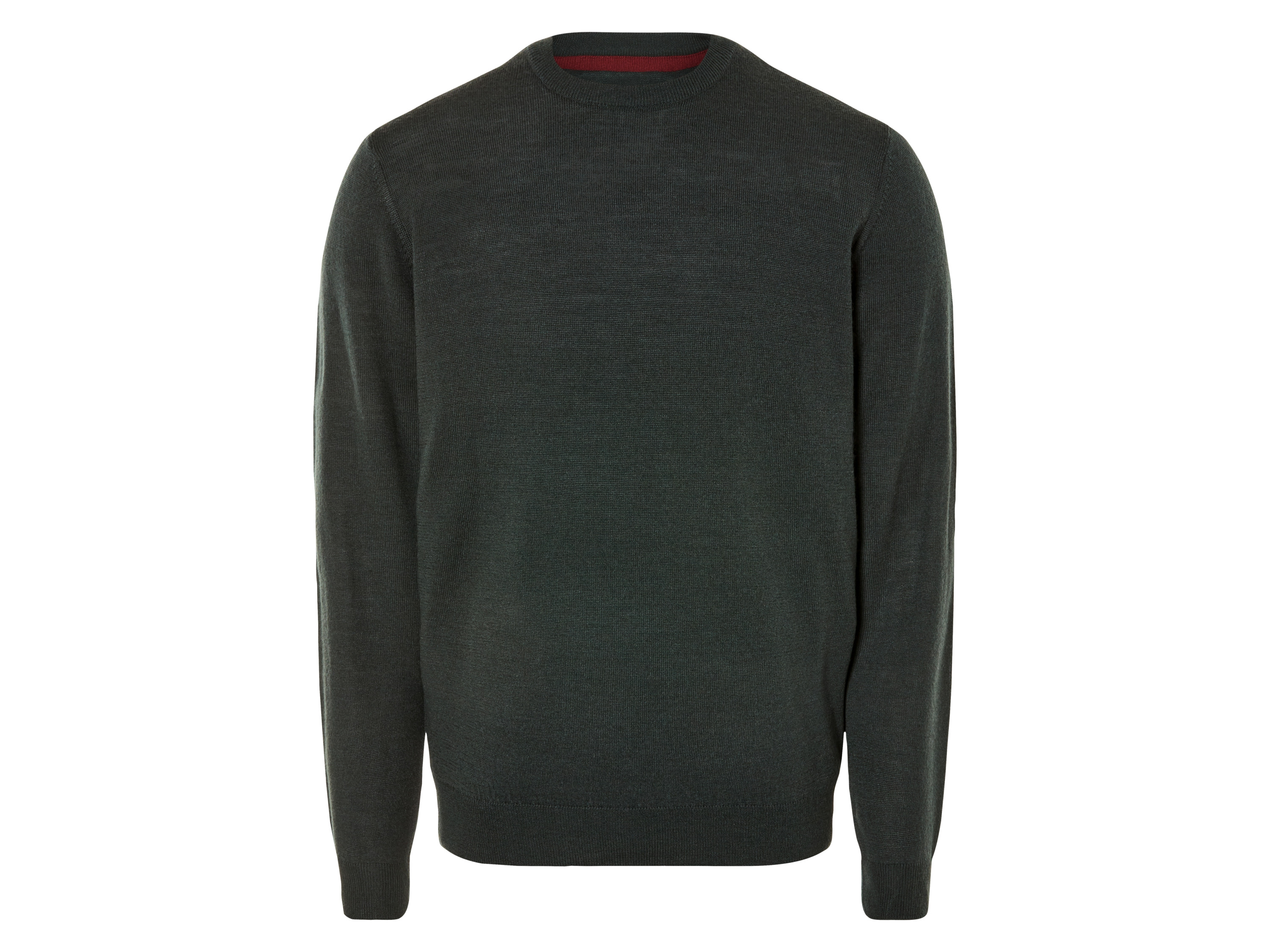 Livergy Sweter dzianinowy męski z wełną merino L 52/54, Zielony