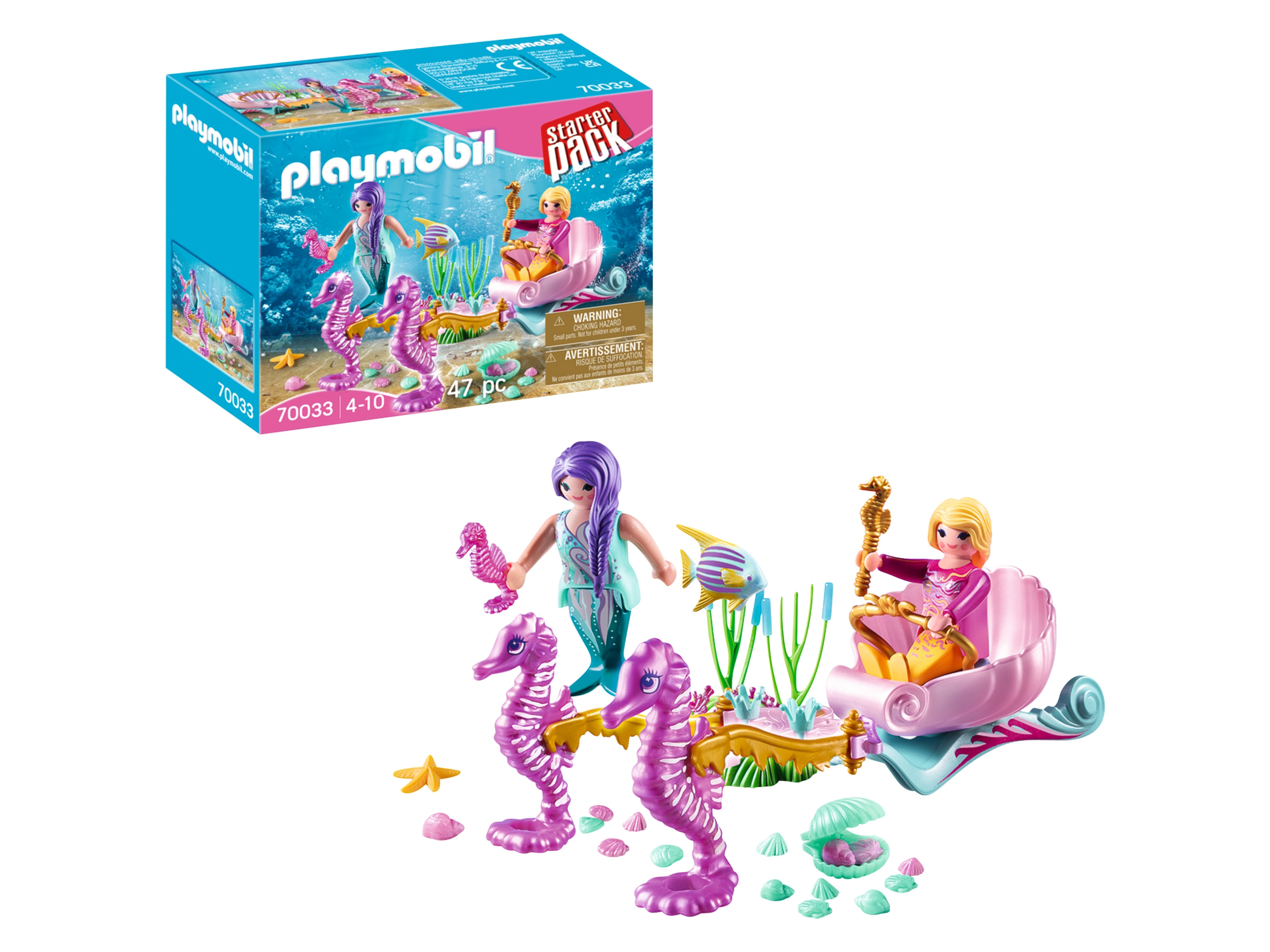 Playmobil Zestaw startowy figurek Powóz konika morskiego