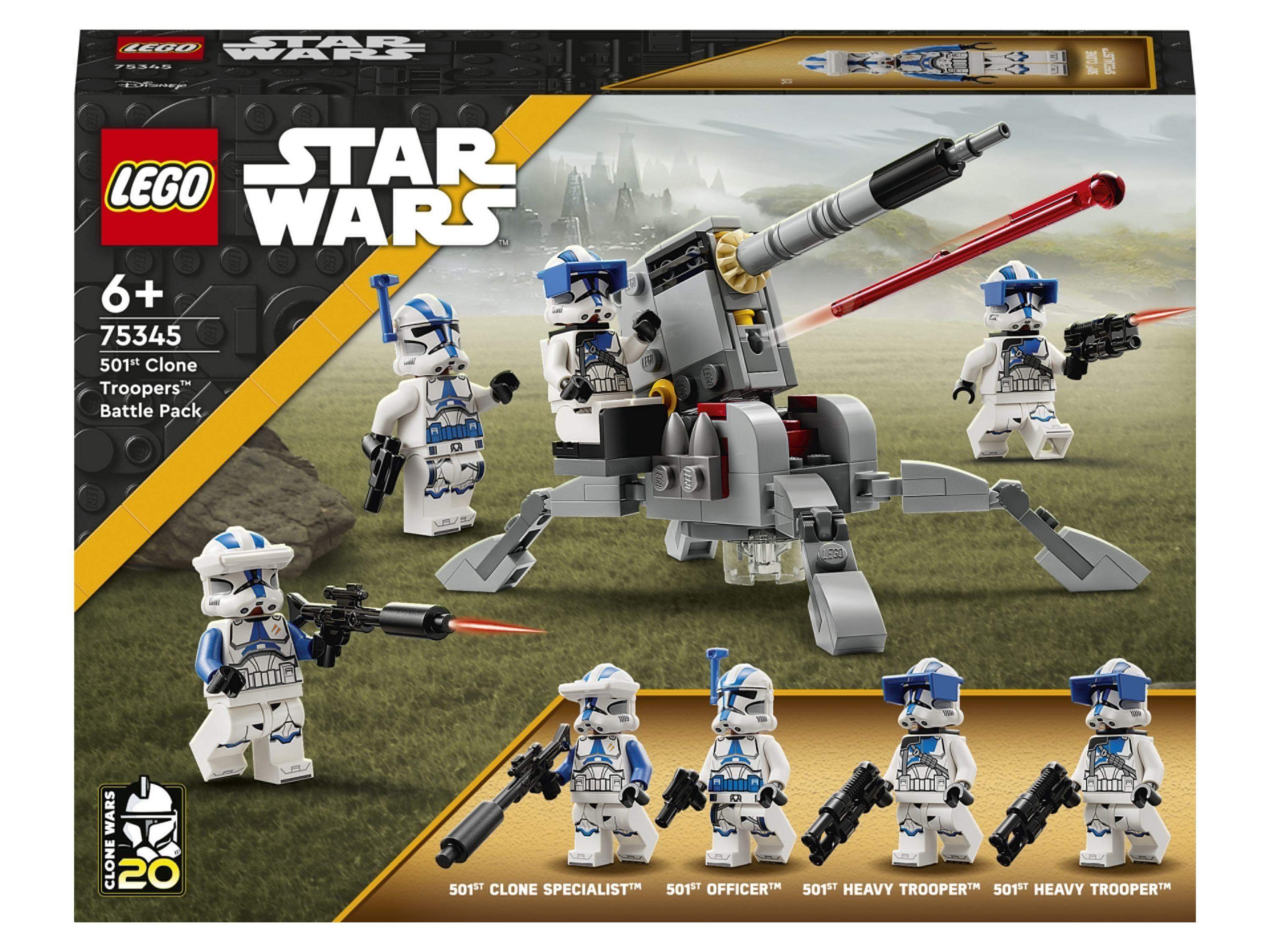 Lego Star Wars Zestaw klocków Lego 75345 Zestaw bitewny – żołnierze-klony z 501. legionu