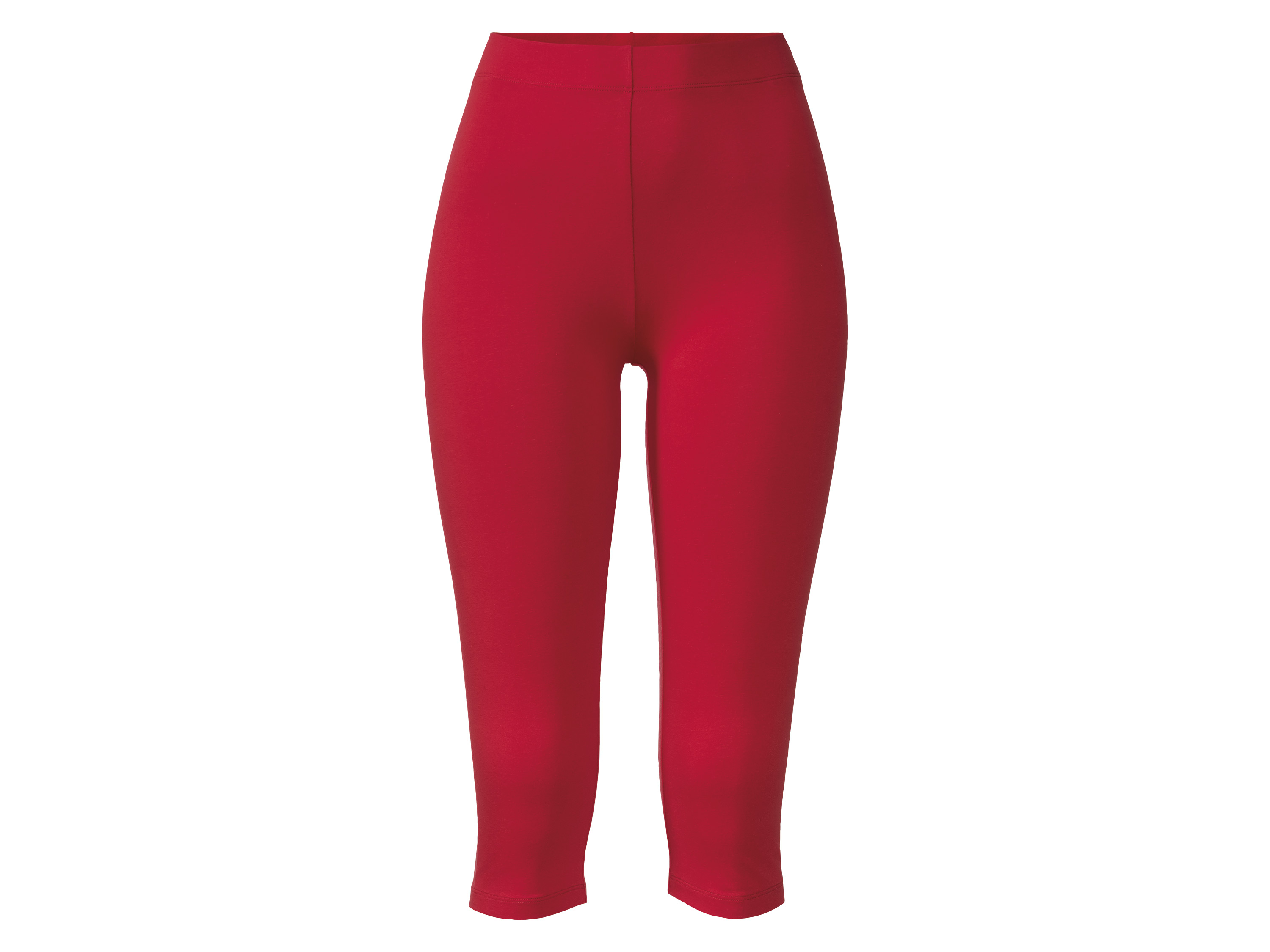 esmara Legginsy damskie 3/4 XS 32/34, Czerwony