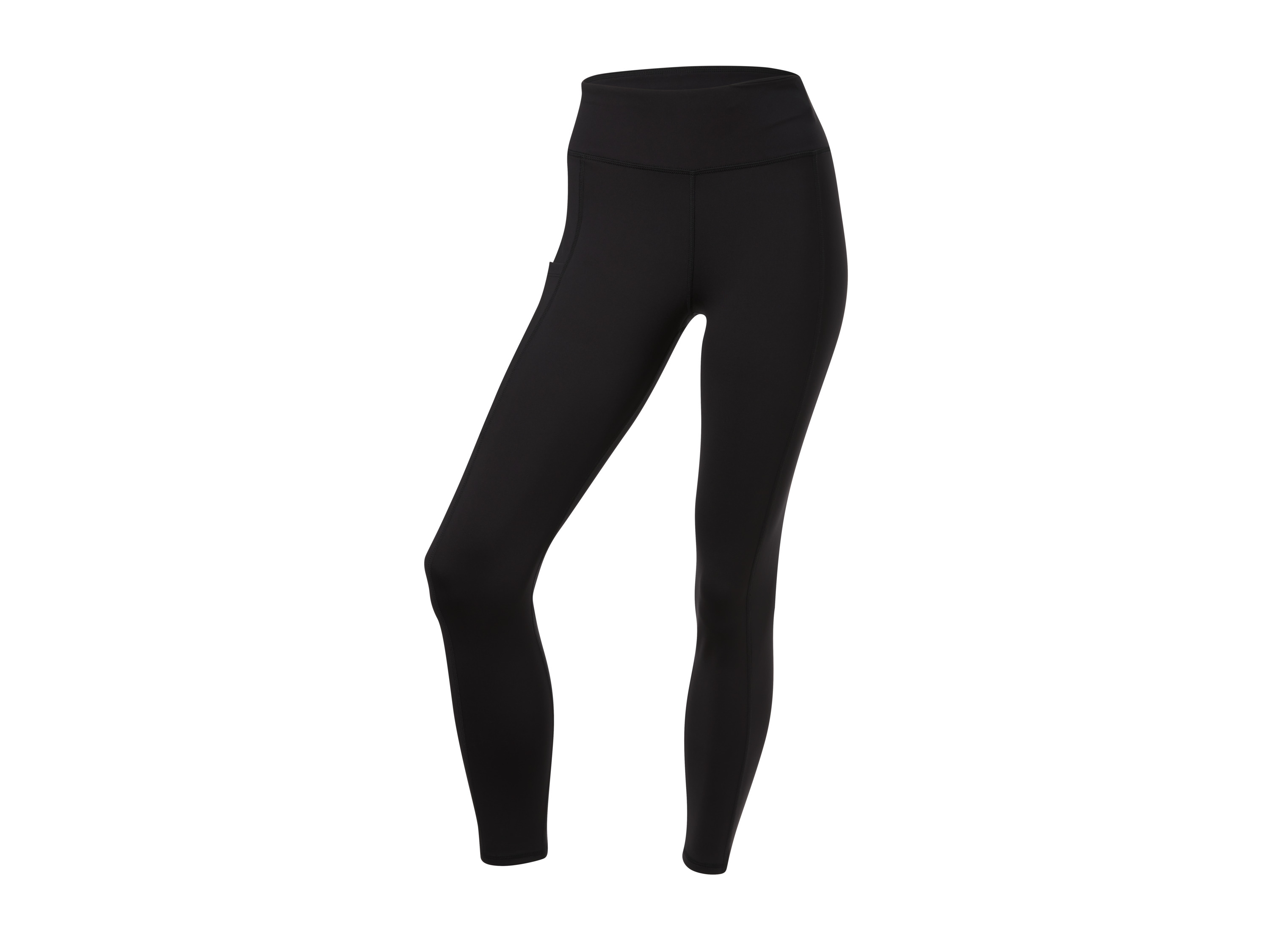 Crivit Legginsy funkcyjne damskie z kieszenią na telefon Czarny, XS 32/34