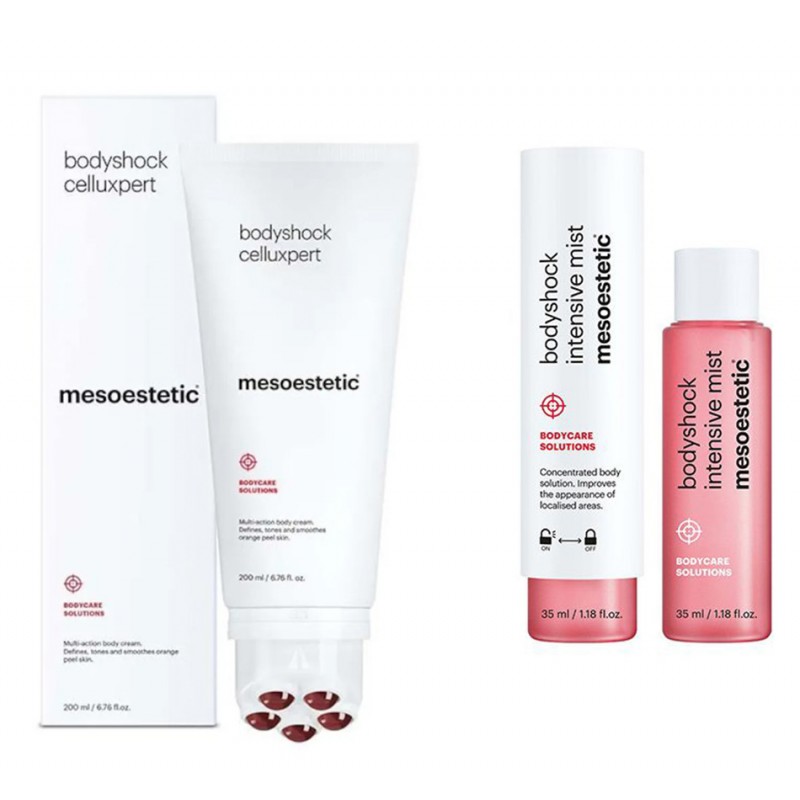 Mesoestetic Bodyshock Zestaw Celluexpert + Intensive Mist