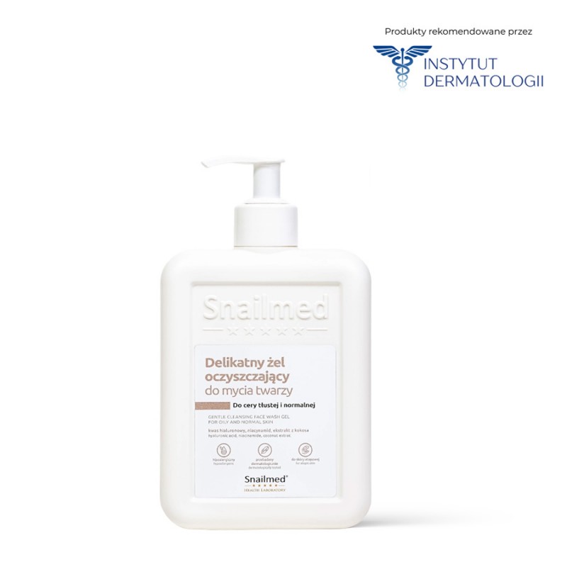 Snailmed Delikatny żel oczyszczający do mycia twarzy 300 ml