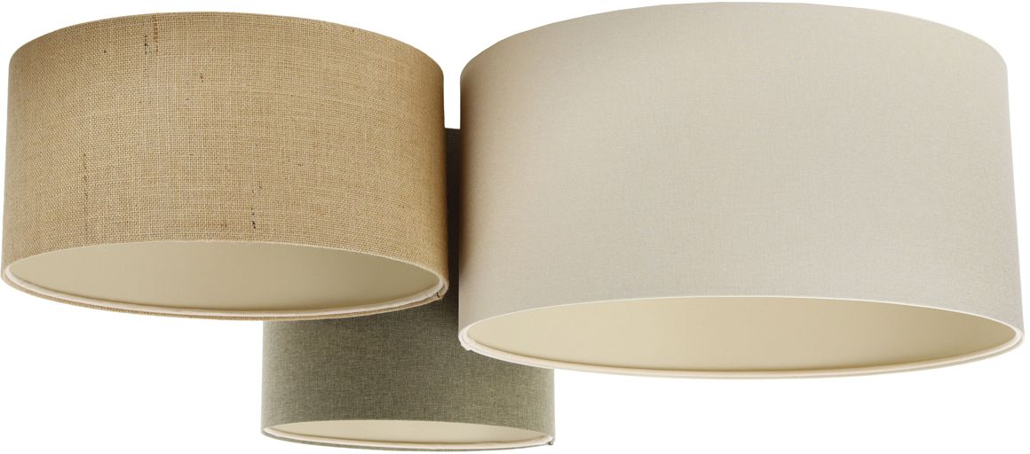 Darmowa Dostawa - Lampa podsufitowa 3x60 W zielona BPS Koncept Boho Ellegant 080074