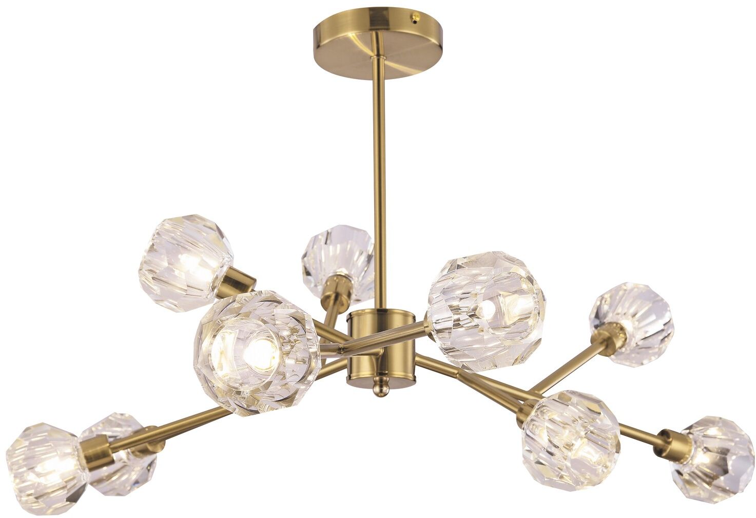 Darmowa Dostawa - Lampa podsufitowa powyżej 6x5 W przezroczysta Rabalux Kassia 5395