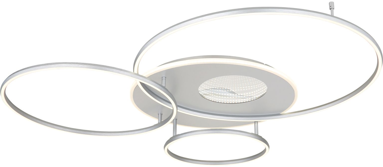 Darmowa Dostawa - Lampa podsufitowa 1x70 W biała-srebrna Globo Lighting Invertina 4846670A
