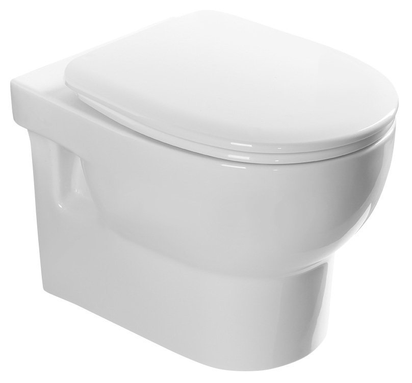 Darmowa Dostawa - Miska WC wisząca bez kołnierza biały Isvea Absolute 10AB02002