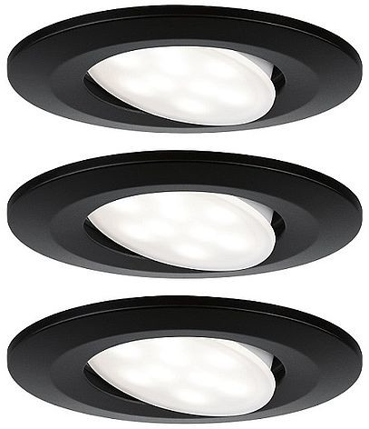 Darmowa Dostawa - Lampa do zabudowy 3x6 W czarny Paulmann Calla 99991